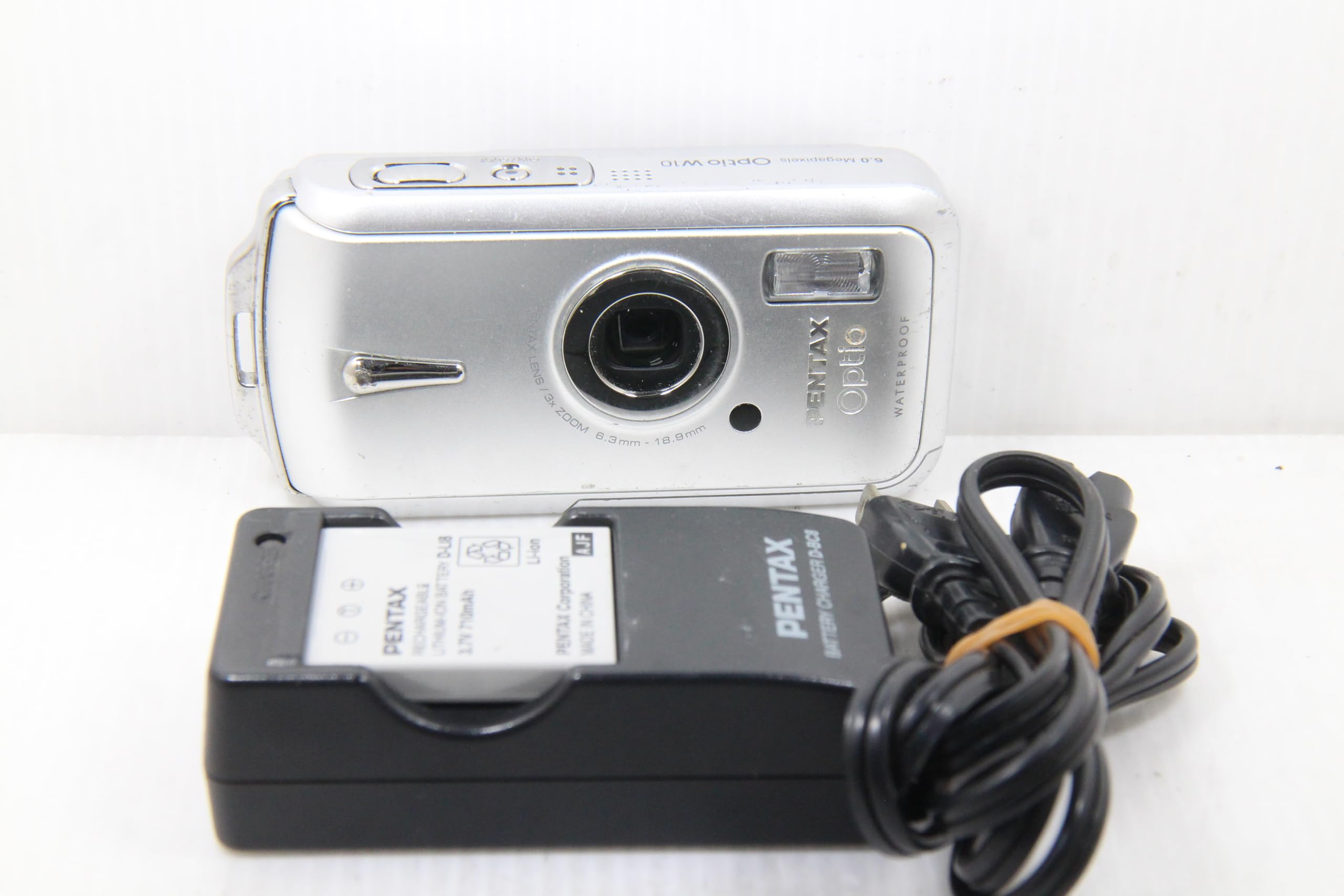 Amazon | PENTAX 1.5m防水 デジタルカメラ Optio W10 リノシルバー